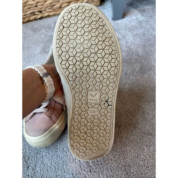 Veja Campo Chromefree Leather Babe / White, Sz 5, $168 - Picture 10 of 10